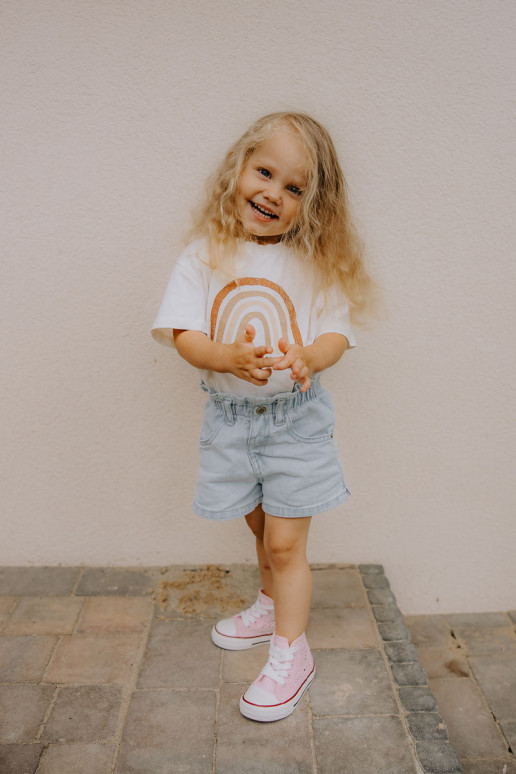 Bērnu apavi tõmblukuga Rozā krāsas Mona