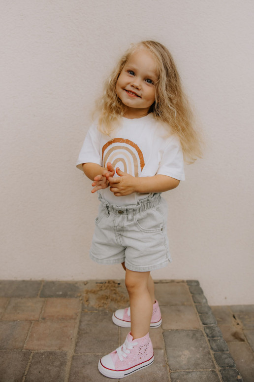 Bērnu apavi tõmblukuga Rozā krāsas Mona