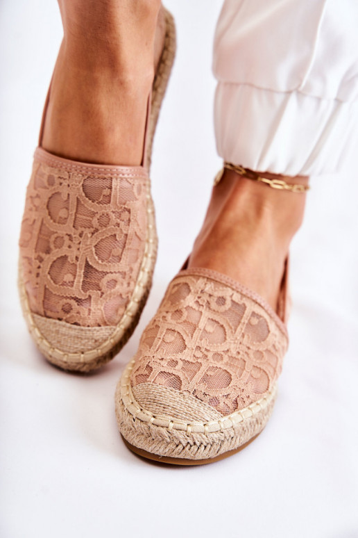 Klasiska modeļa espadrilles Nude Catris Klasiska modeļa espadrilles Nude Catris