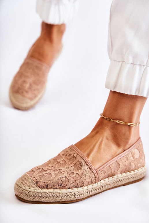 Klasiska modeļa espadrilles Nude Catris Klasiska modeļa espadrilles Nude Catris