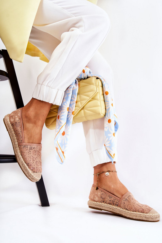 Klasiska modeļa espadrilles Nude Catris Klasiska modeļa espadrilles Nude Catris