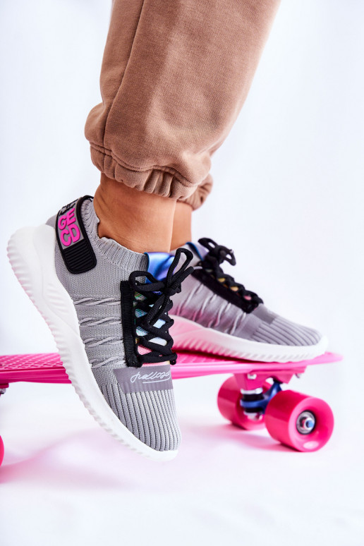 Sportiska stila apavi Sneakers modeļa apavi Pelēkas krāsas Klayra Sportiska stila apavi Sneakers modeļa apavi Pelēkas krāsas Klayra