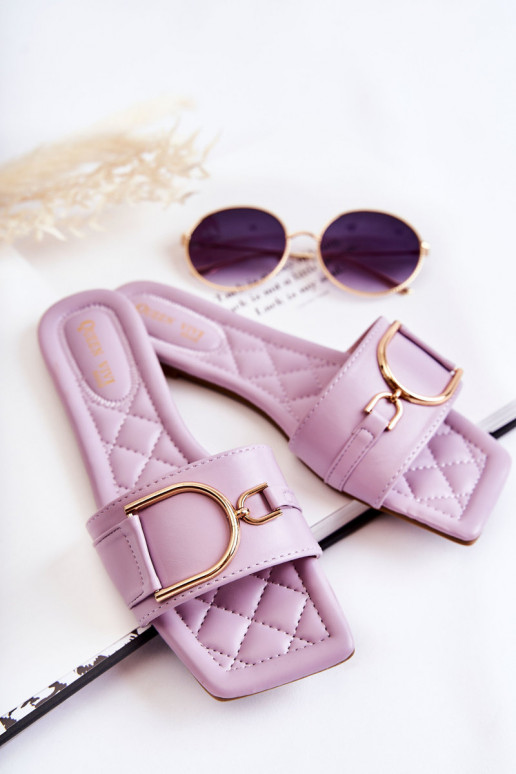 Klasiska modeļa Čības ar ornamentiem violetās krāsas Shilla Klasiska modeļa Čības ar ornamentiem violetās krāsas Shilla