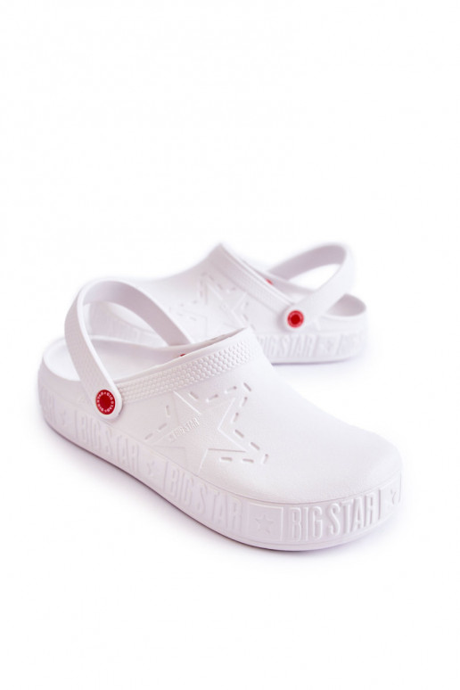 vīriešiem Vieglas čības Big Star II175003 baltas krāsas
