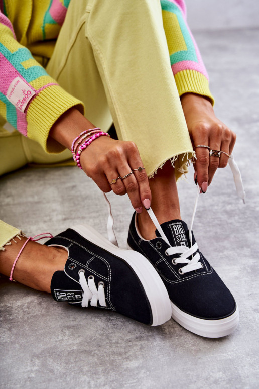 Auduma Sporta apavi Big Star KK274019 melnas krāsas