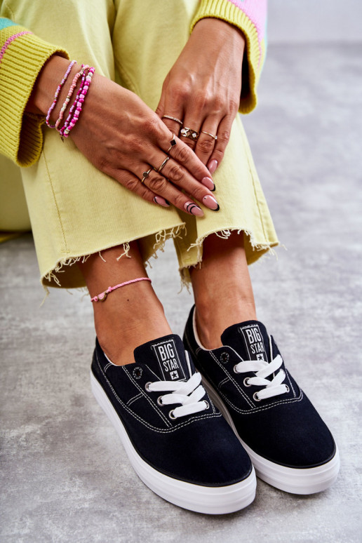 Auduma Sporta apavi Big Star KK274019 melnas krāsas