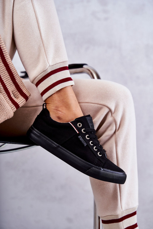 Auduma brīvā laika apavi Big Star KK274004 melnas krāsas