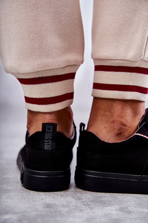 Auduma brīvā laika apavi Big Star KK274004 melnas krāsas