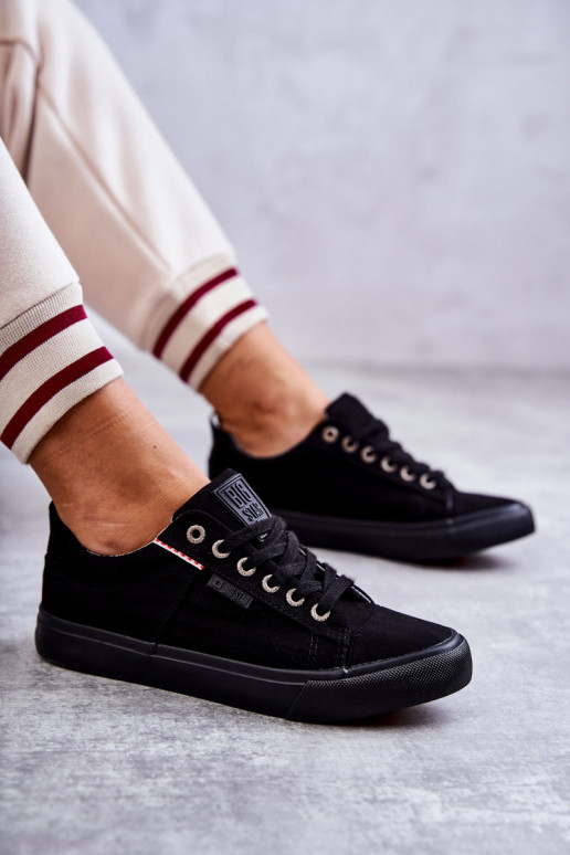 Auduma brīvā laika apavi Big Star KK274004 melnas krāsas