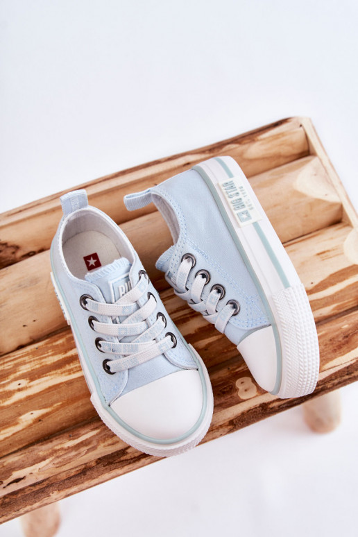 Bērnu apavi Auduma brīvā laika apavi BIG STAR KK374073 Zilas krāsas