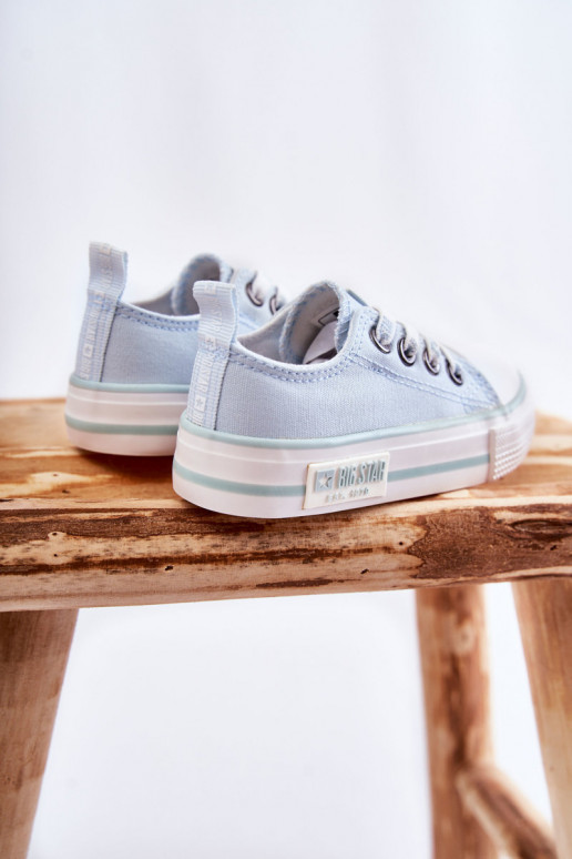 Bērnu apavi Auduma brīvā laika apavi BIG STAR KK374073 Zilas krāsas