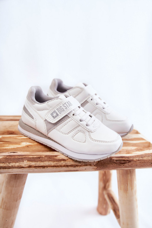 Bērnu apavi sporta apavi Big Star KK374009 baltas krāsas