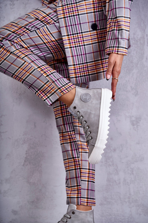 sieviešu puszābaki Big Star siltināti Pelēkas krāsas EE274114