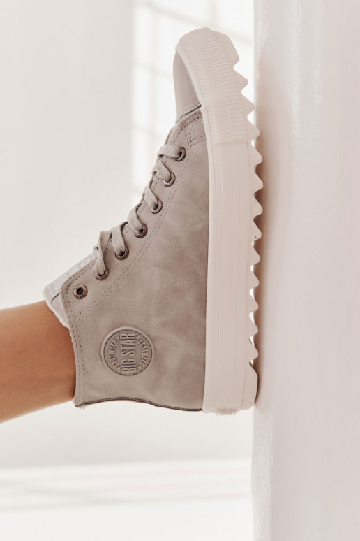 sieviešu puszābaki Big Star siltināti Pelēkas krāsas EE274114