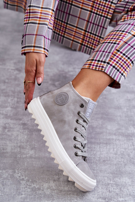 sieviešu puszābaki Big Star siltināti Pelēkas krāsas EE274114