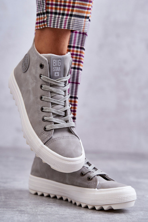 sieviešu puszābaki Big Star siltināti Pelēkas krāsas EE274114