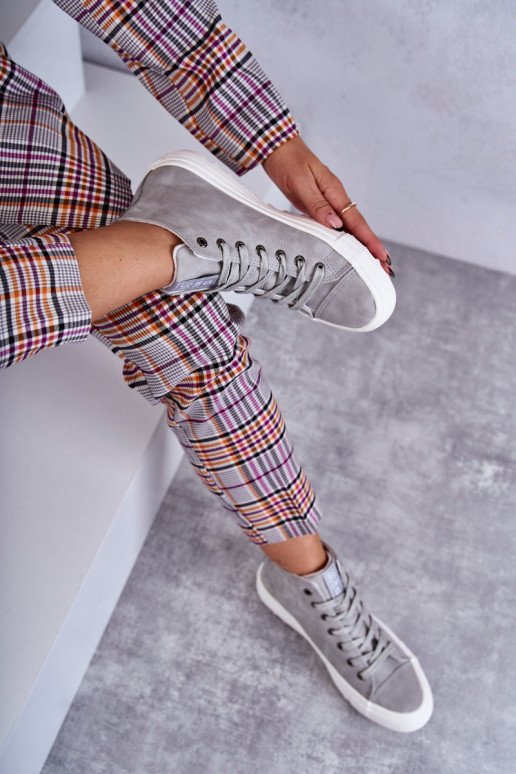 sieviešu puszābaki Big Star siltināti Pelēkas krāsas EE274114