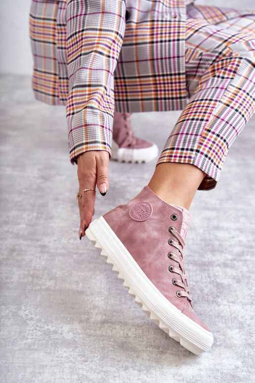 sieviešu puszābaki Big Star siltināti Rozā krāsas EE274113