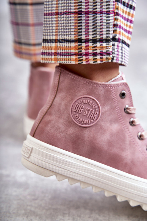 sieviešu puszābaki Big Star siltināti Rozā krāsas EE274113