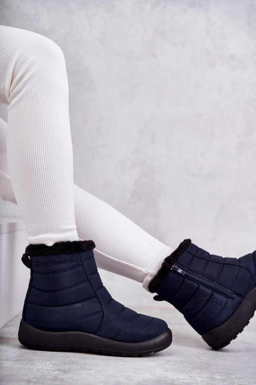  siltināti sniega apavi tumši zilas krāsas Mezyss