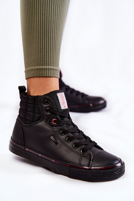 tõmblukuga Cross Jeans KK2R4058C melnas krāsas