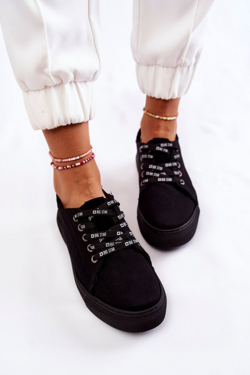 Sieviešu apavi Memory Foam System Big Star KK276001 melnas krāsas