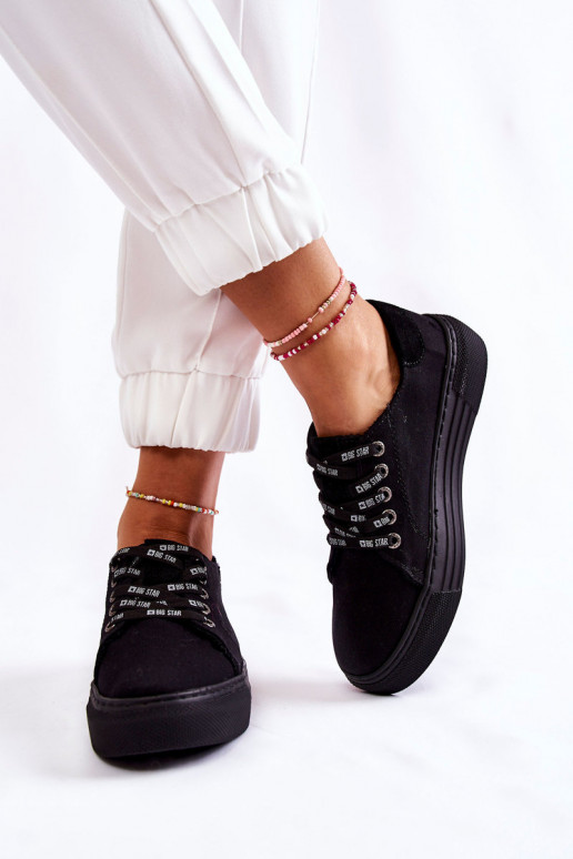 Sieviešu apavi Memory Foam System Big Star KK276001 melnas krāsas