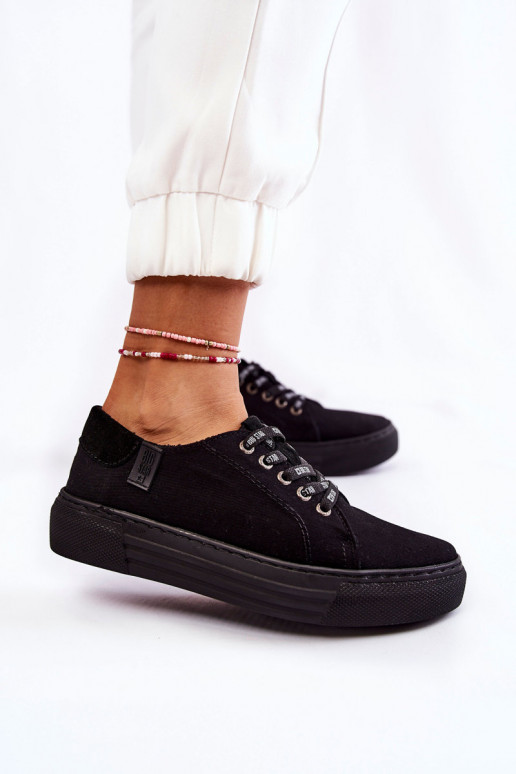 Sieviešu apavi Memory Foam System Big Star KK276001 melnas krāsas