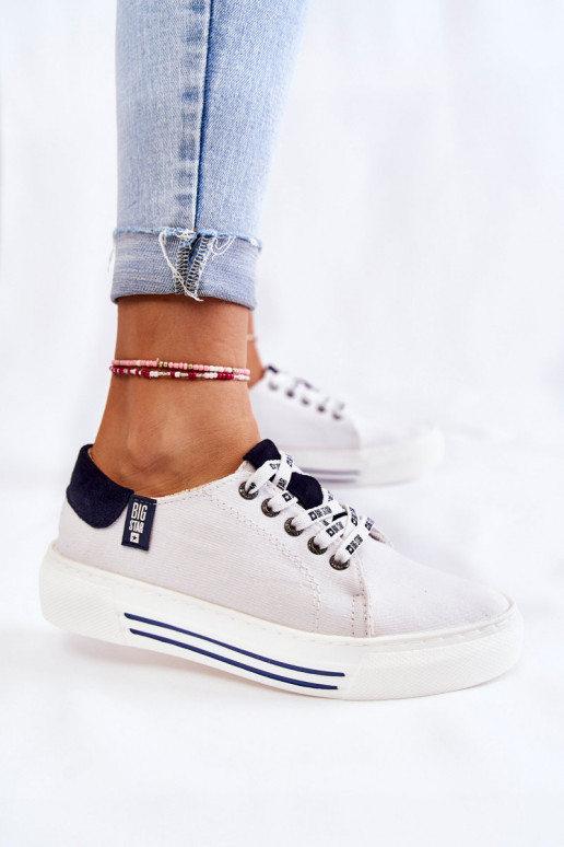 Sieviešu apavi Memory Foam System Big Star KK276002 baltas krāsas