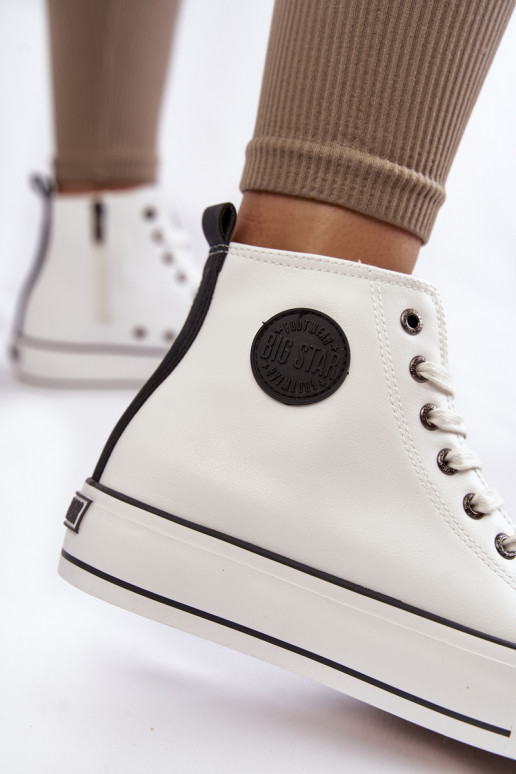 siltināti brīvā laika apavi Big Star KK274170 baltas krāsas