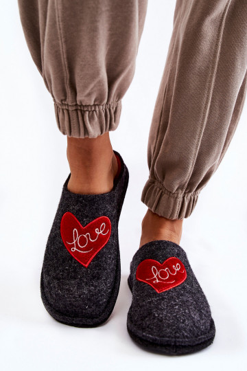 mājas čības Big Star KK276019 -sarkanas krāsas 2