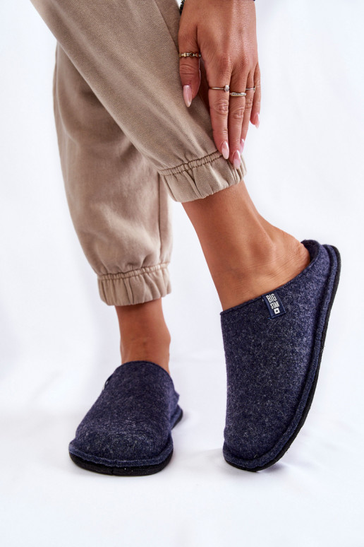 Klasiska modeļa Čības Big Star KK276013 tumši zilas krāsas