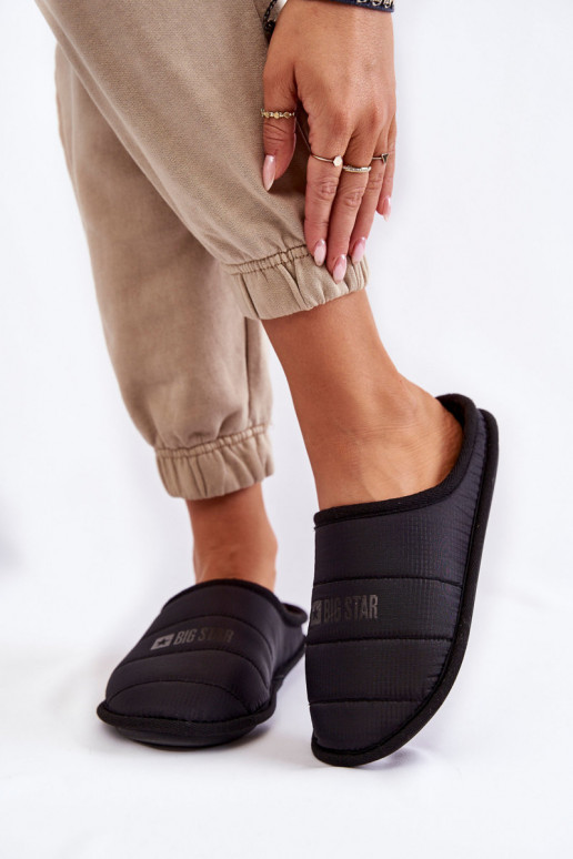 Klasiska modeļa čības Big Star KK274602 melnas krāsas