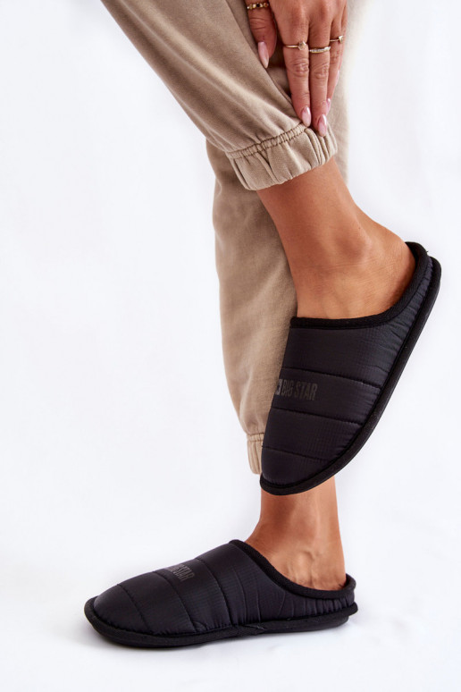 Klasiska modeļa čības Big Star KK274602 melnas krāsas