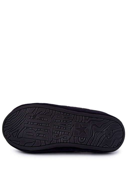 Vīriešu čības Big Star KK174365 melnas krāsas