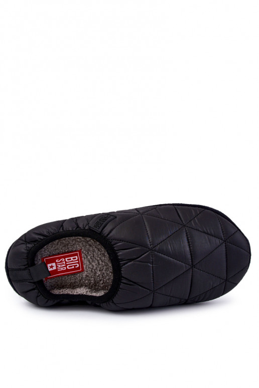 Vīriešu čības Big Star KK174365 melnas krāsas