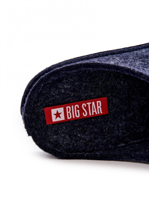 Klasiskas vīriešu čības Big Star KK176002 tumši zilas krāsas