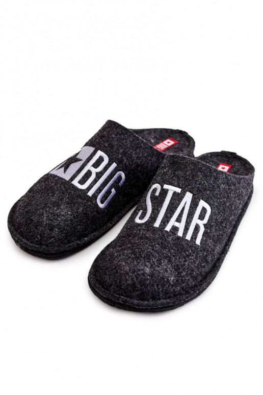 Klasiskas vīriešu čības Big Star KK176003 melnas krāsas