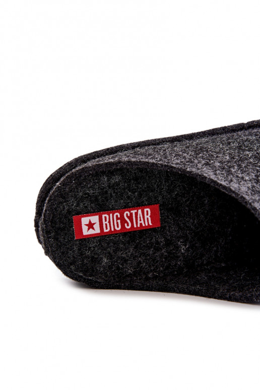 Klasiskas vīriešu čības Big Star KK176003 melnas krāsas