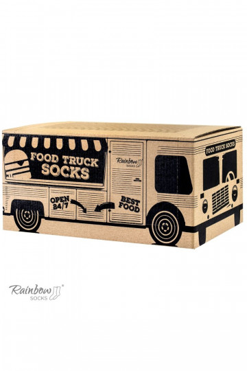 Zeķu komplekts Food Truck Socks Box 3 Pāris