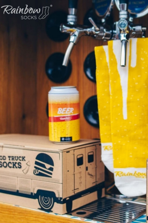 Zeķu komplekts Food Truck Socks Box 3 Pāris