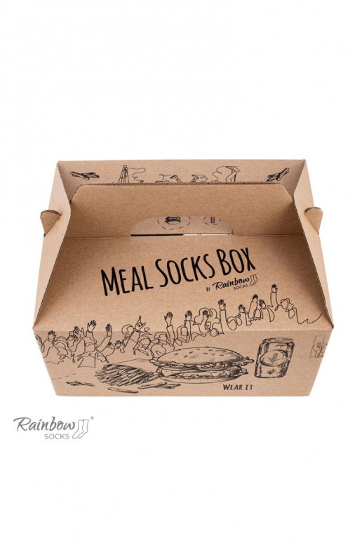 Varavīksnes zeķes Meal Socks Box Burger 5 Par Varavīksnes zeķes Meal Socks Box Burger 5 Par