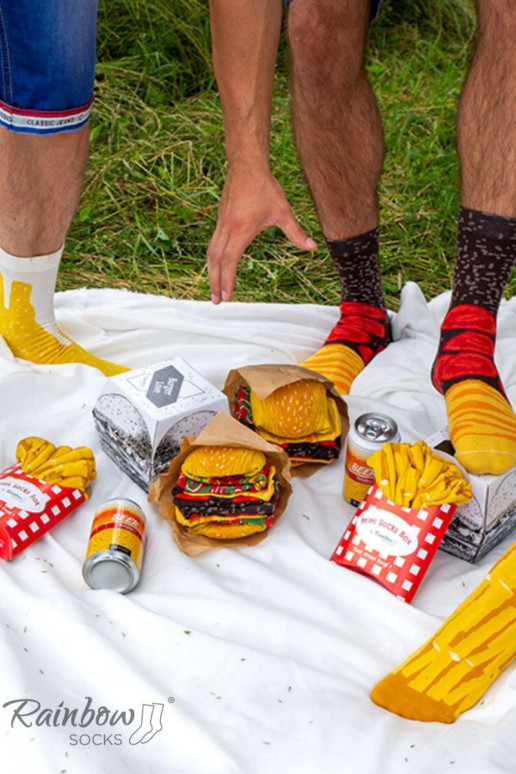 Varavīksnes zeķes Meal Socks Box Burger 5 Par Varavīksnes zeķes Meal Socks Box Burger 5 Par