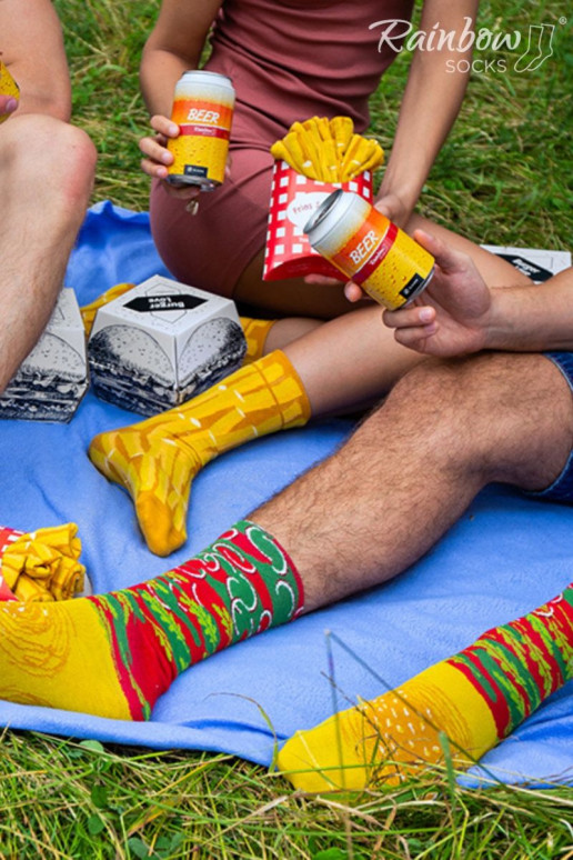 Varavīksnes zeķes Meal Socks Box Burger 5 Par Varavīksnes zeķes Meal Socks Box Burger 5 Par