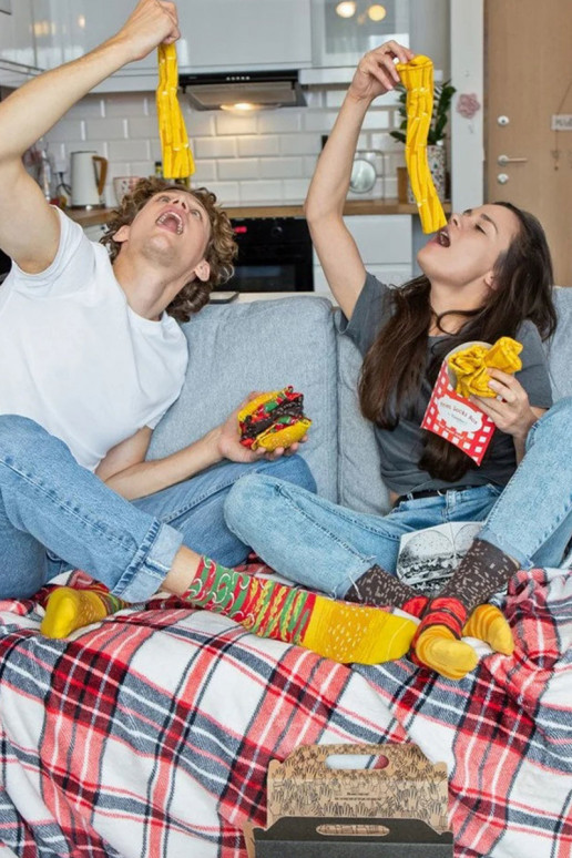 Varavīksnes zeķes 4 Pāris Varavīksnes zeķes 4 Pāris