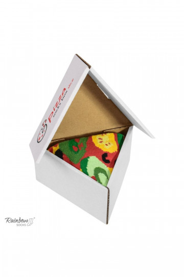 Varavīksnes zeķes 1 Pāris Pizza