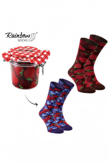 Varavīksnes zeķes 2 pāri 2