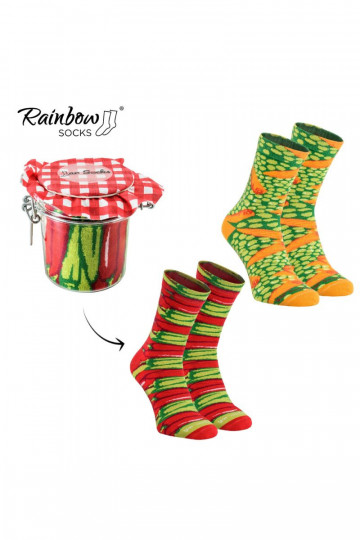 Varavīksnes zeķes 2 pāri 2