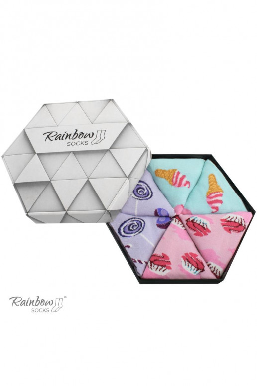 Varavīksnes zeķes 3 Pāris