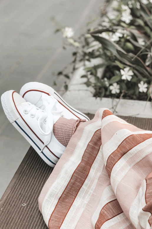 Klasiski bērnu sporta apavi baltas krāsas Filemon